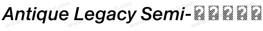 Antique Legacy Semi字体转换